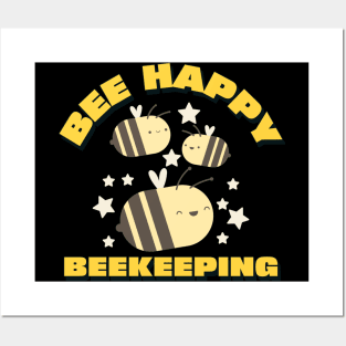 Bee happy beekeeping, Funny Beekeeper, Beekeepers, Beekeeping,  Honeybees and beekeeping, the beekeeper Posters and Art